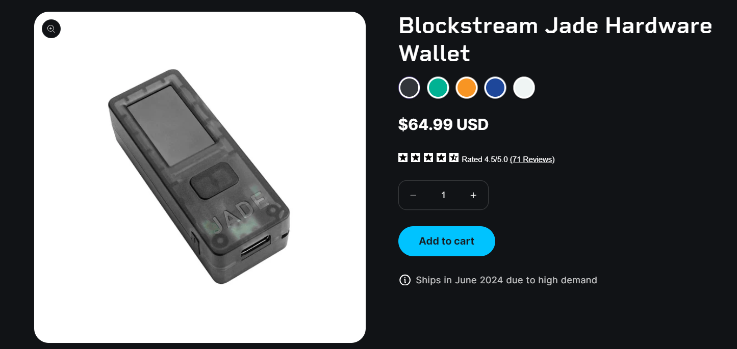 Jade wallet